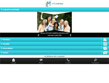 Tablet Screenshot of lycee-mode.fr